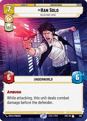 Star Wars: Unlimited - Han Solo Hyperspace Foil Variant *RARE*